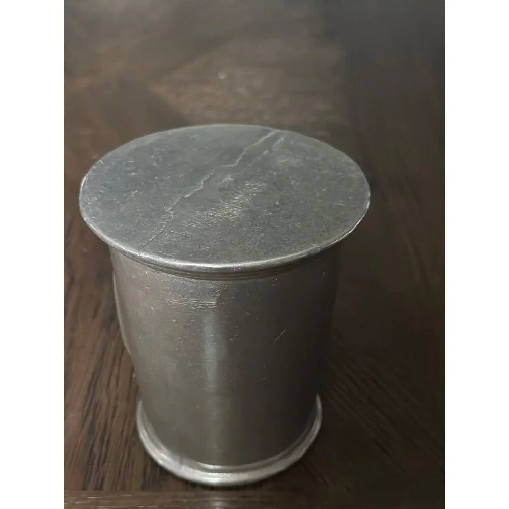 Vintage Pewter Whale‎ Tankard Mug With Handle